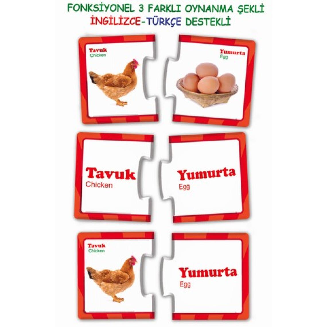 Diytoy İlişki Kurma Eğlenceli Bulmacalar Eğitici Oyuncak Set Puzzle