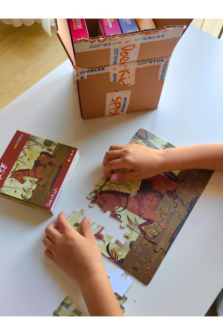 Çiftlik Sevimli At Mini Puzzle | 40 Parça | 4 Yaş