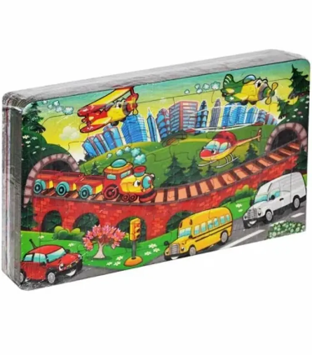 Laço Şapkalı Kız 70 Parça Puzzle