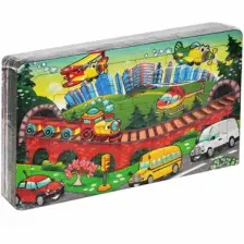 Laço Şapkalı Kız 70 Parça Puzzle
