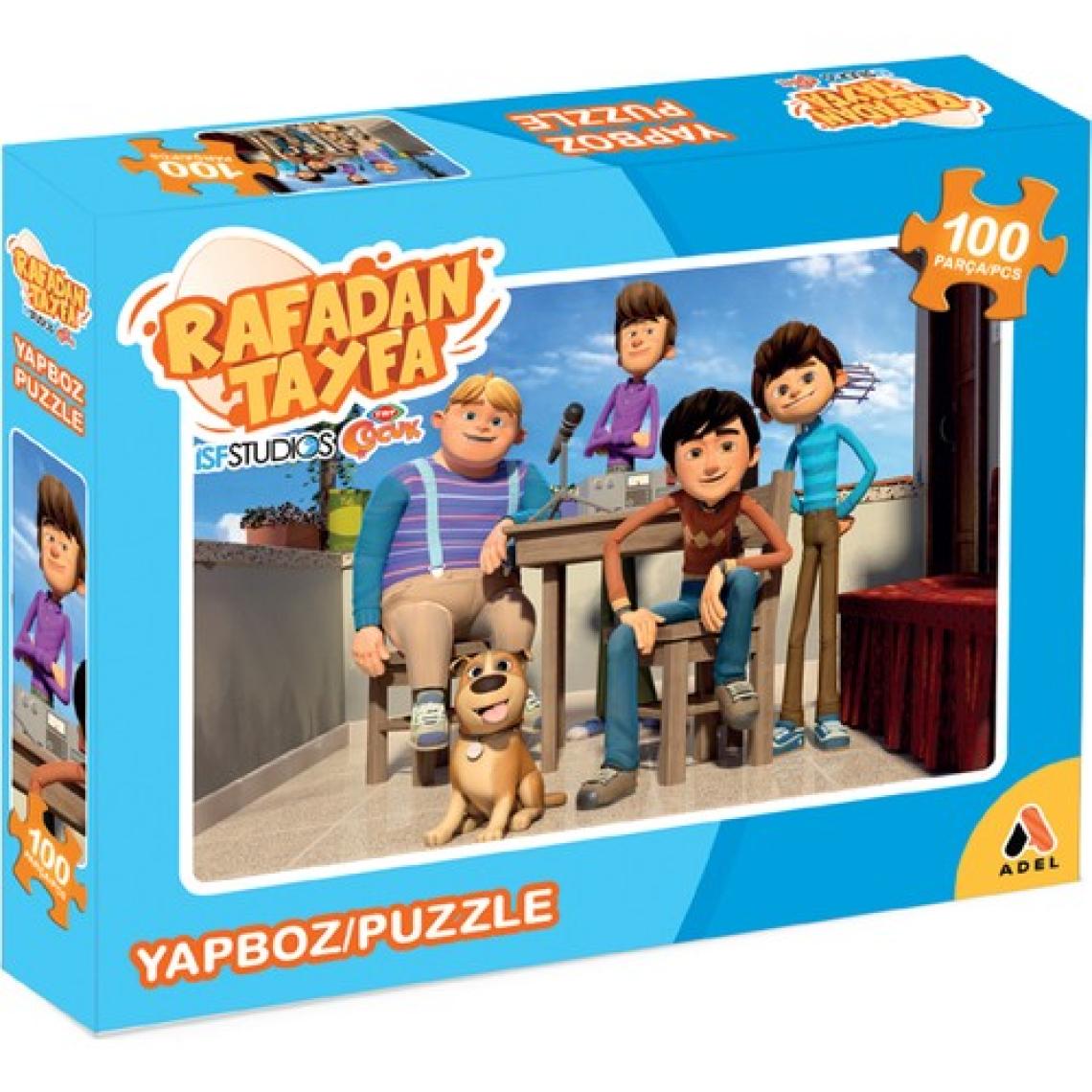 Adel Rafadan Tayfa 100 Parça Kutulu Puzzle