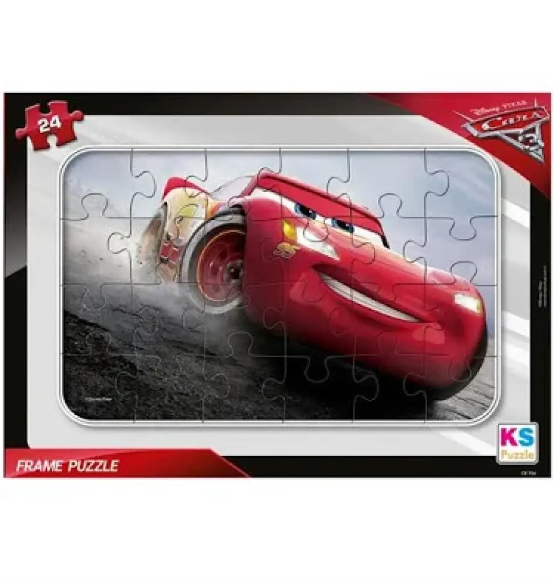 KS Games Cars Frame Puzzle Frame 24 Parça