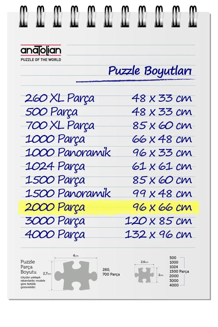 Anatolian Puzzle - Güneş Sistemi / 2000 Parça, #3946