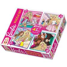Diytoy Yayınları Barbie 4 In 1 Çocuk Puzzle