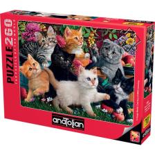 Anatolian 260 Parçalık Puzzle / Oyuncu Kediler - Kod 3327