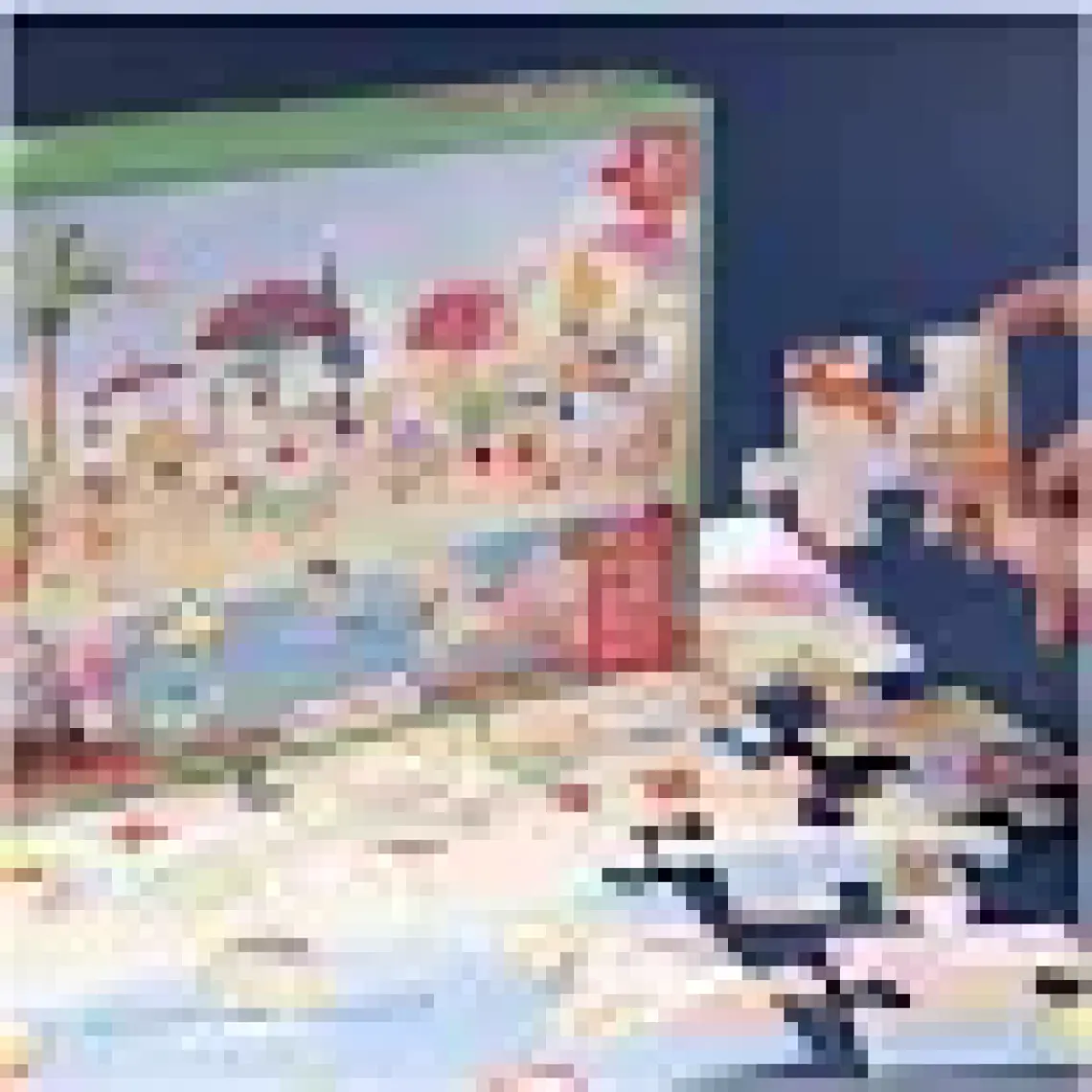 3 Yaş Üzeri Çocuklar Için Eğitici Ve Öğretici Puzzle 35 Parça Yapboz - Neredesin - Plaj Teması
