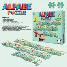 Eğitici 2 Metre Alfabe Puzzle Seti 52 Parça