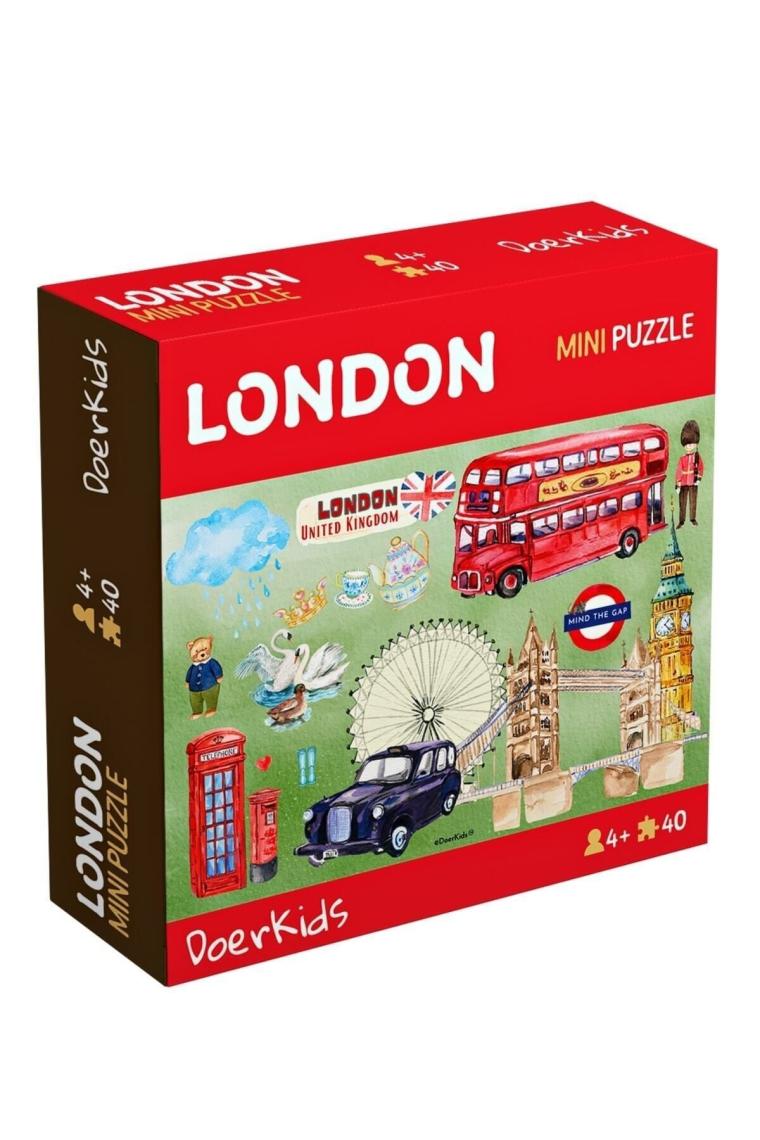 London Mini Puzzle | 40 Parça | 4 Yaş