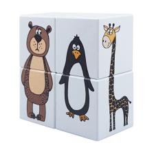 Manyetik Puzzle Ikili Set (mıknatıslı Küp Sevimli Hayvanlar + Hayvanlar Puzzle)