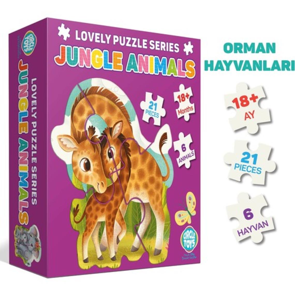 Circle Toys Lovely Puzzle Jungle Animals