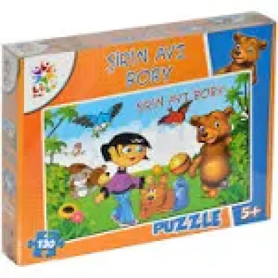 Laço Kids Sevimli Ayı Boby  130 Parça Puzzle