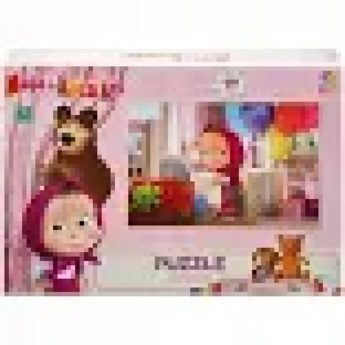 Laço Kids Sevimli Ayı Boby  130 Parça Puzzle