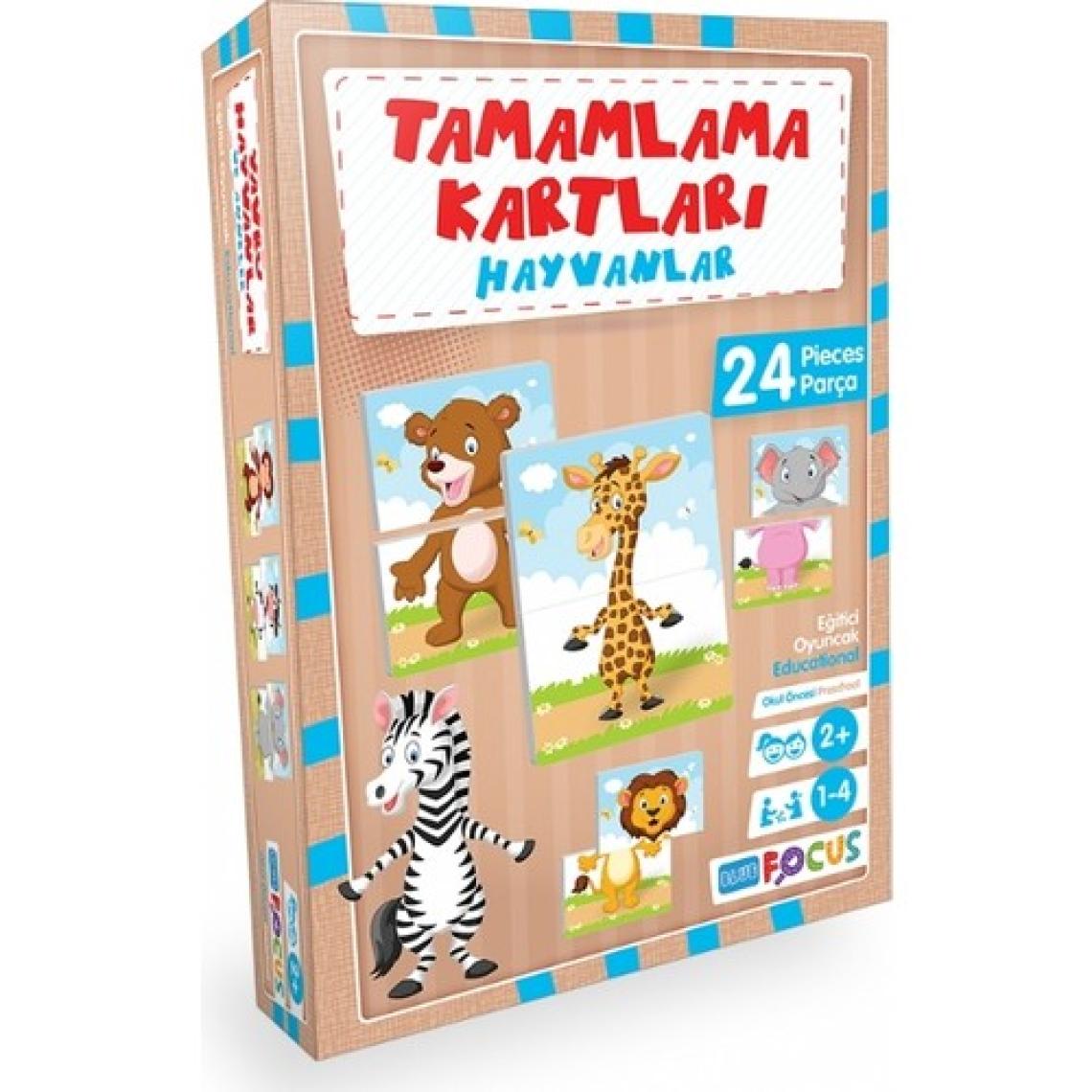 Blue Focus Tamamlama Kartları Hayvanlar
