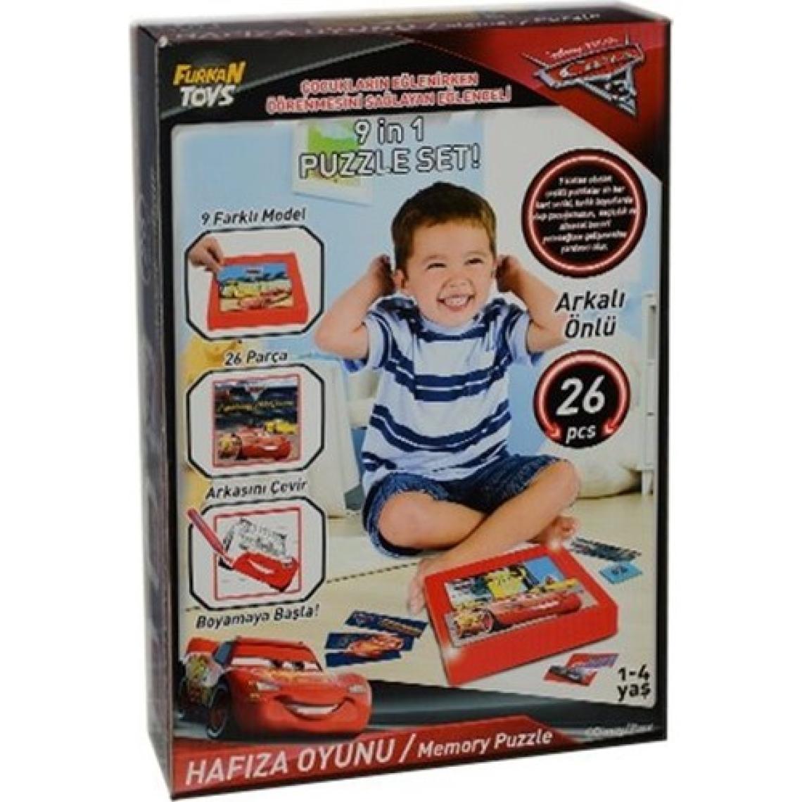 Furkan R Cars 9 in 1 Hafıza Oyunu