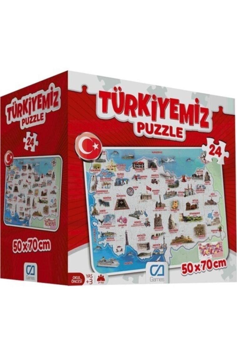 Ca.5079 Türkiyemiz Yer Puzzle