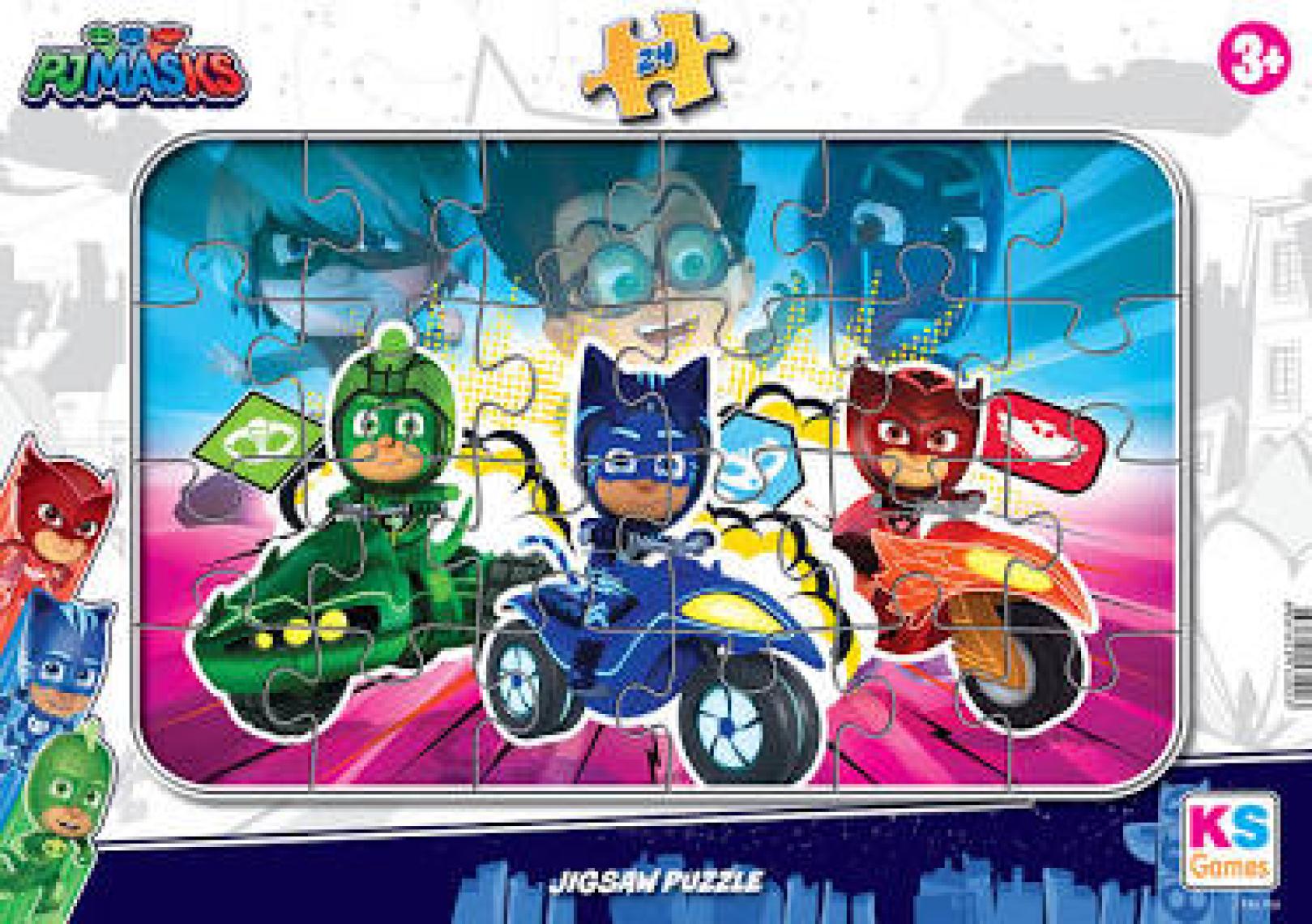KS Games Pj Masks Frame Puzzle 24'Lü PJM-704