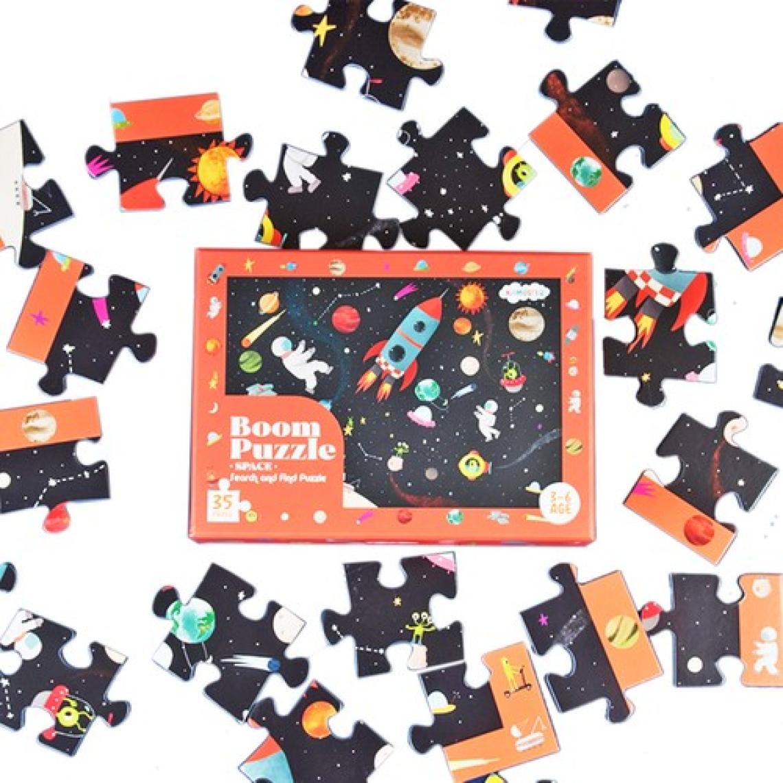 Kidmosfer Boom Puzzle - Space (Search And Find Puzzle)