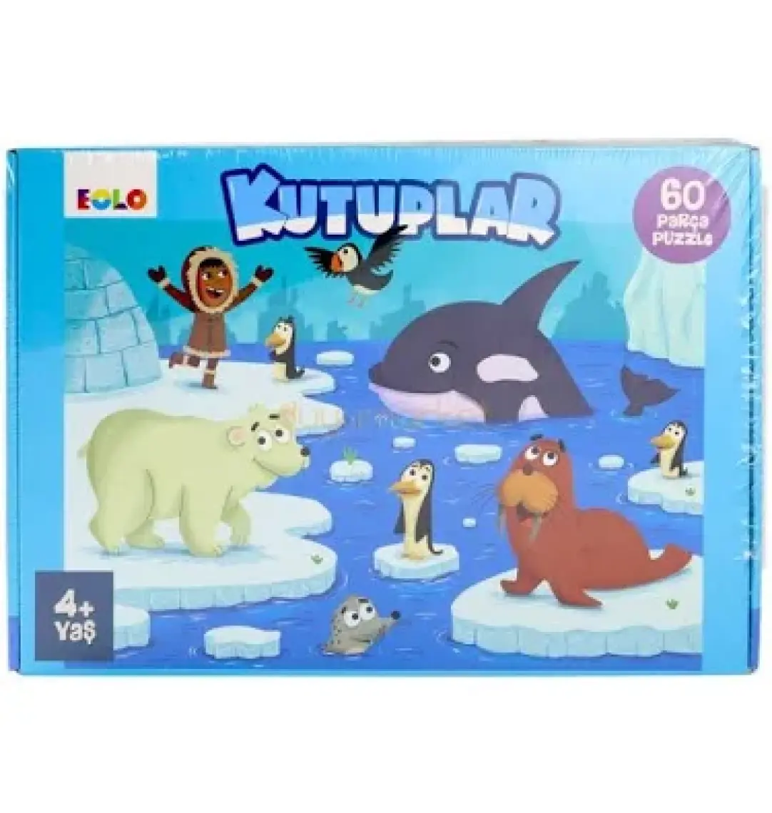 Eolo 60 Parça Puzzle Kutuplar