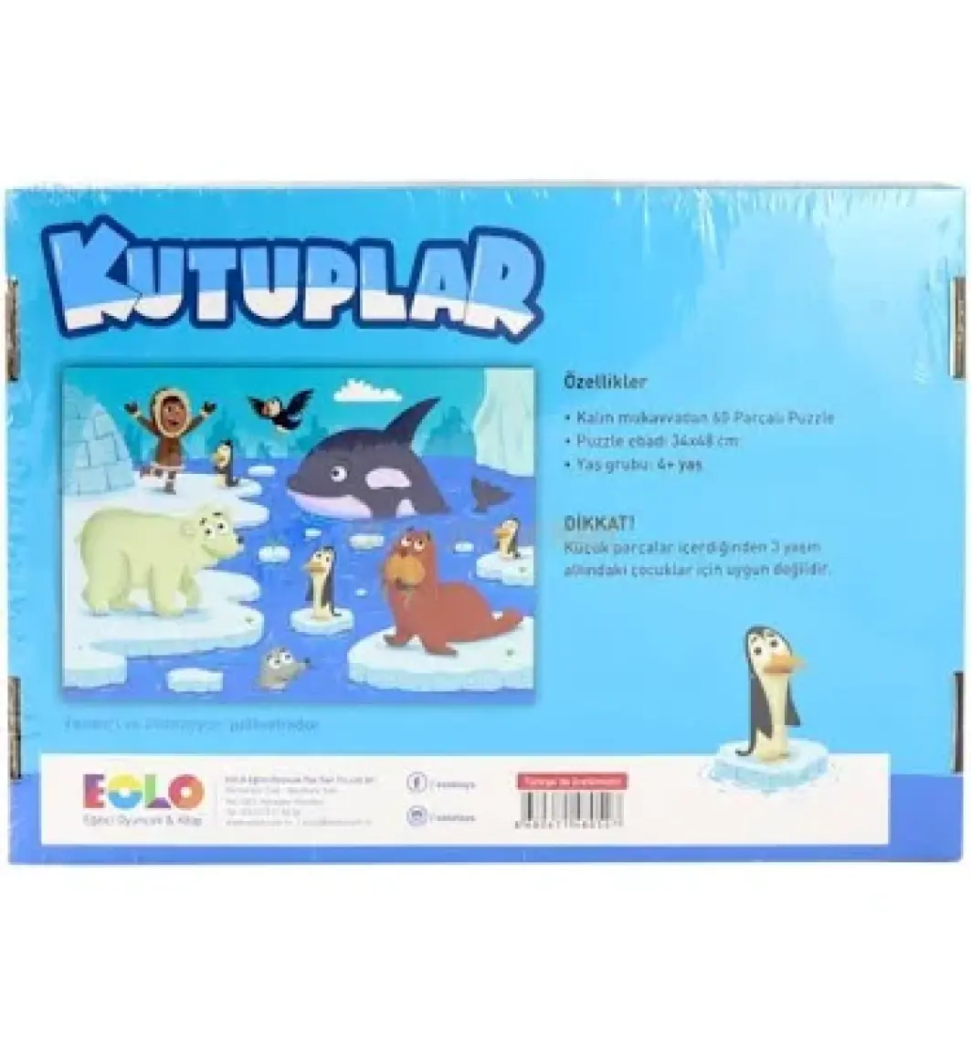 Eolo 60 Parça Puzzle Kutuplar