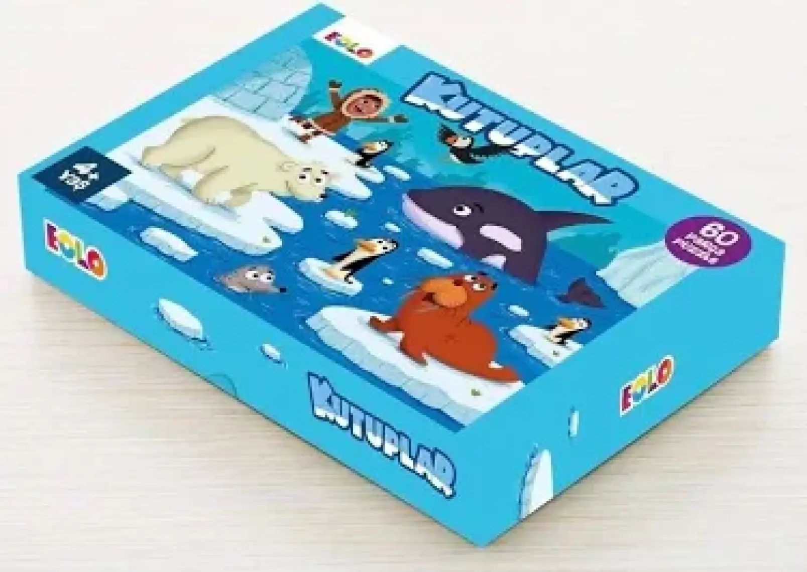 Eolo 60 Parça Puzzle Kutuplar