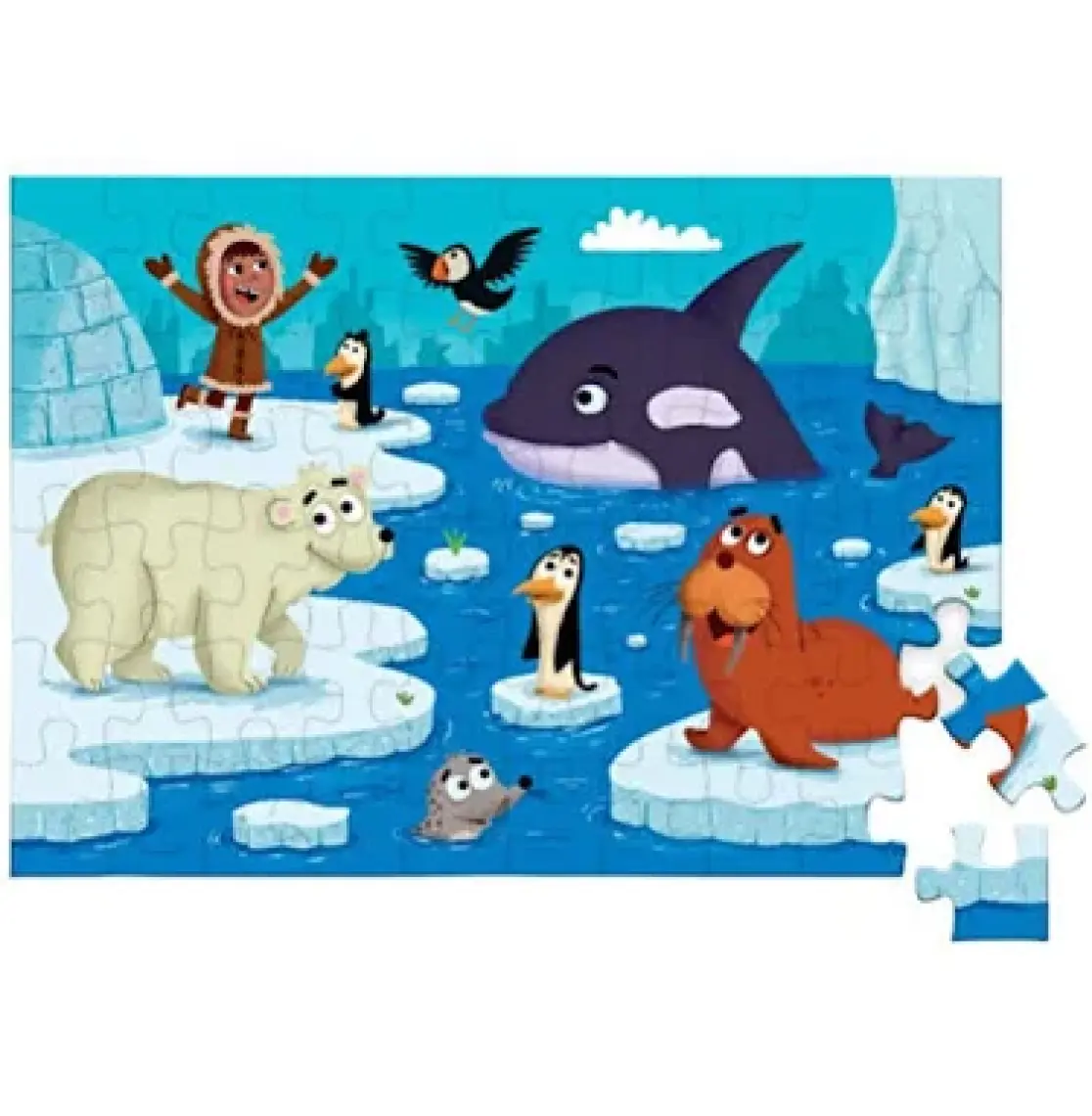 Eolo 60 Parça Puzzle Kutuplar