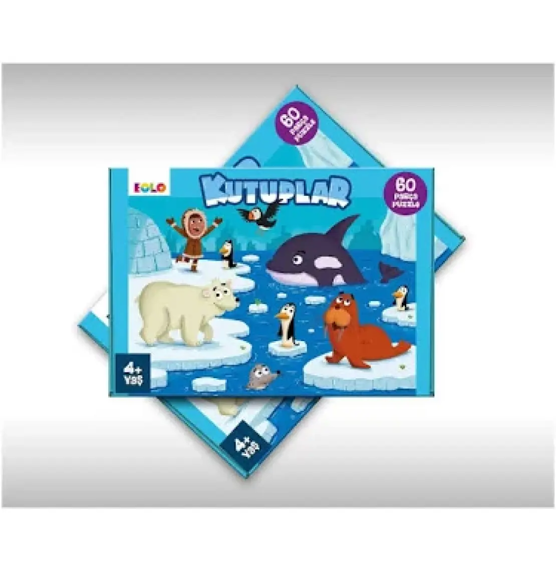 Eolo 60 Parça Puzzle Kutuplar