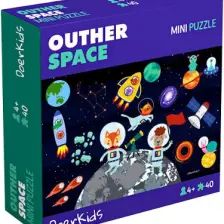 DoerKids Uzay Boşluğu Mini Puzzle | 40 Parça 4+ Yaş