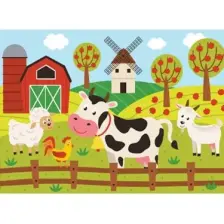 24 Pieces Jigsaw Puzzle - Farm Animals (ÇİFTLİK HAYVANLARI)