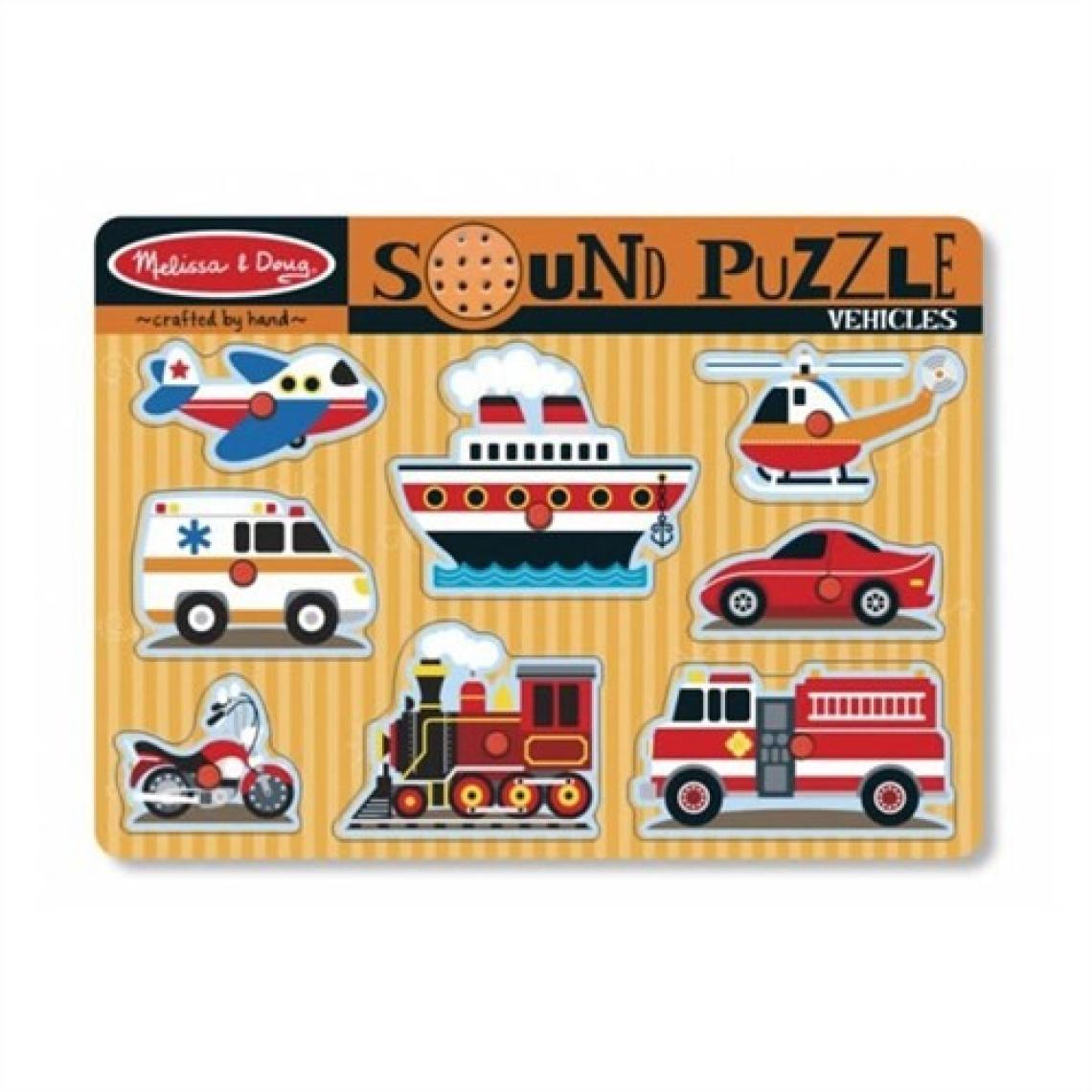 Melissa&Doug Araçlar Ahşap Sesli Yapboz