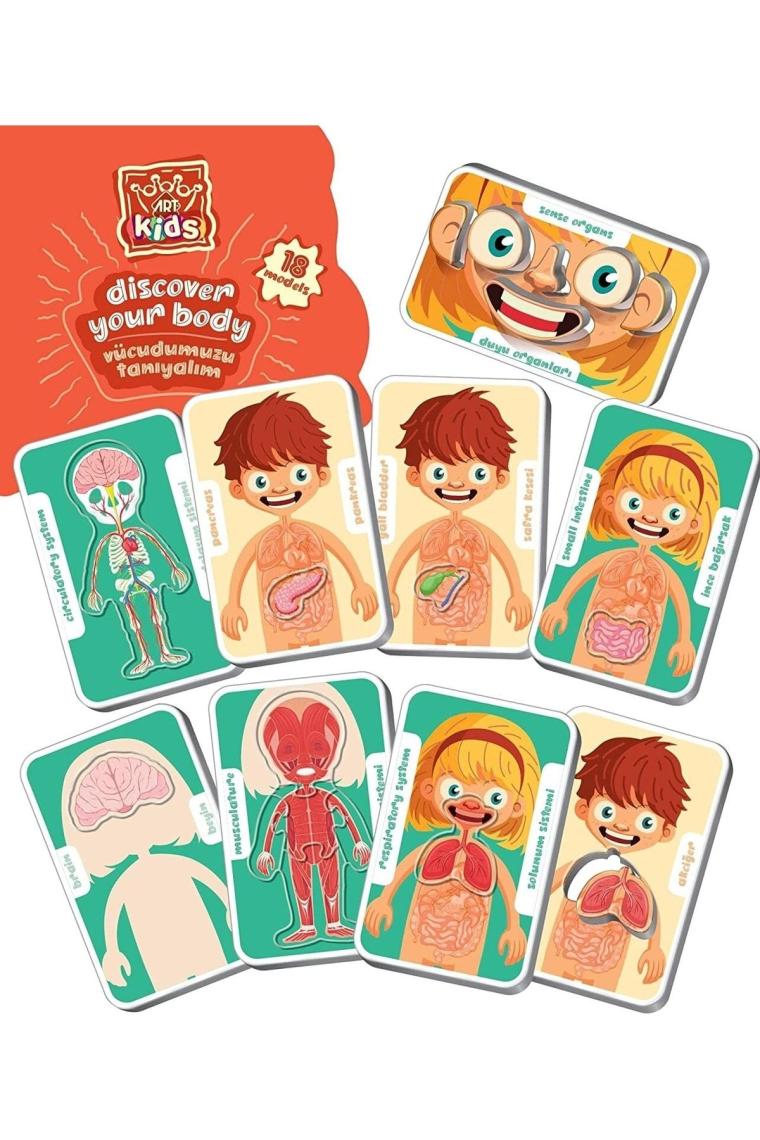 Art Puzzle Art Kids Vücudumuzu Tanıyalım