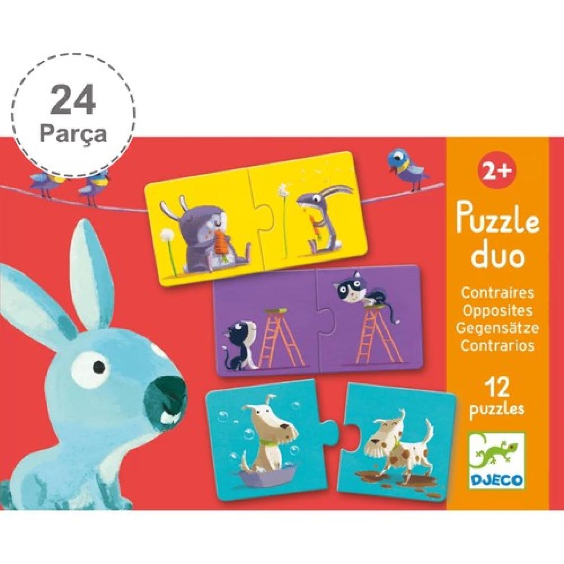 Djeco İkili Puzzle/ Duo Opposites