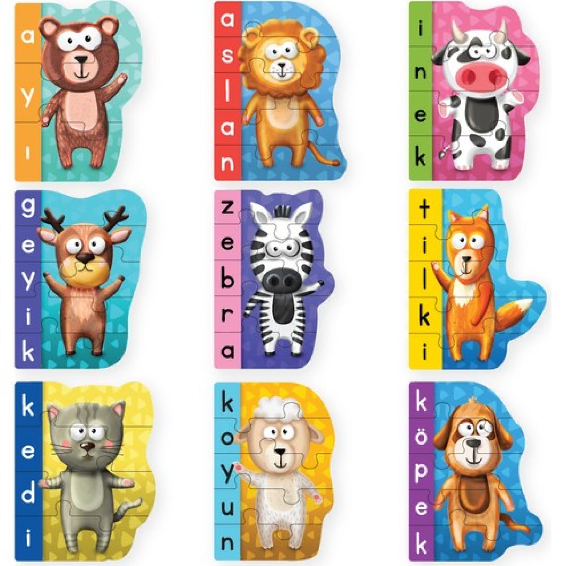 Puedo Ilk Kelimelerim Puzzle - Hayvanlar