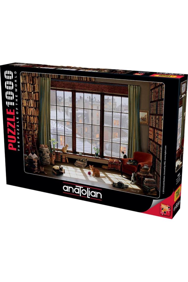 Anatolian 1000 Parça Pencere Kedileri Puzzle - David Maclean