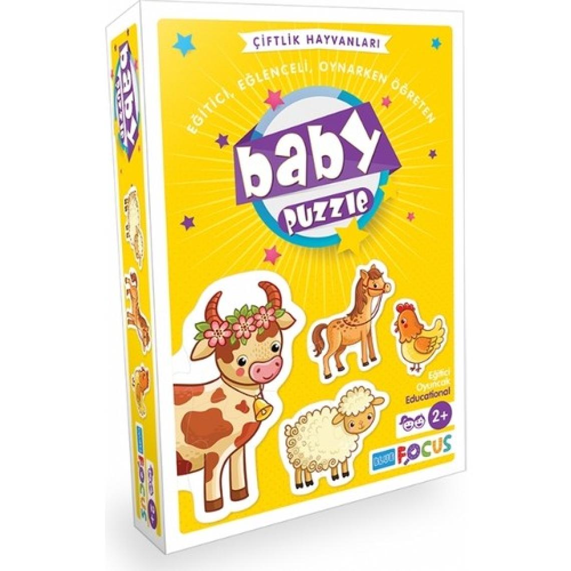 Blue Focus Çiftlik Hayvanları Baby Puzzle
