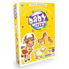 Blue Focus Çiftlik Hayvanları Baby Puzzle