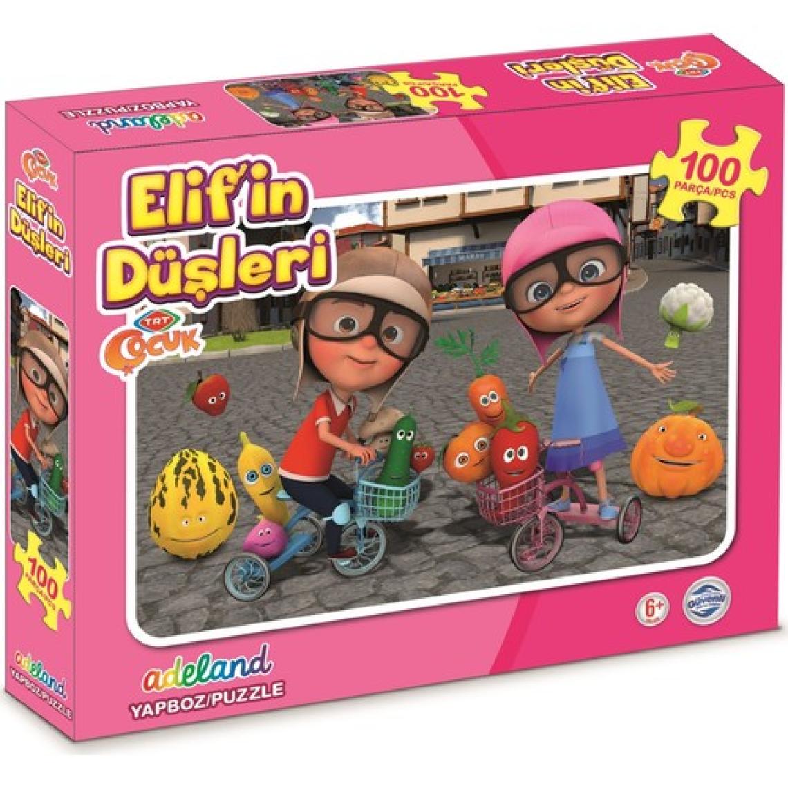 Adeland Trt Elif'in Düşleri Kutulu Puzzle 100'lü