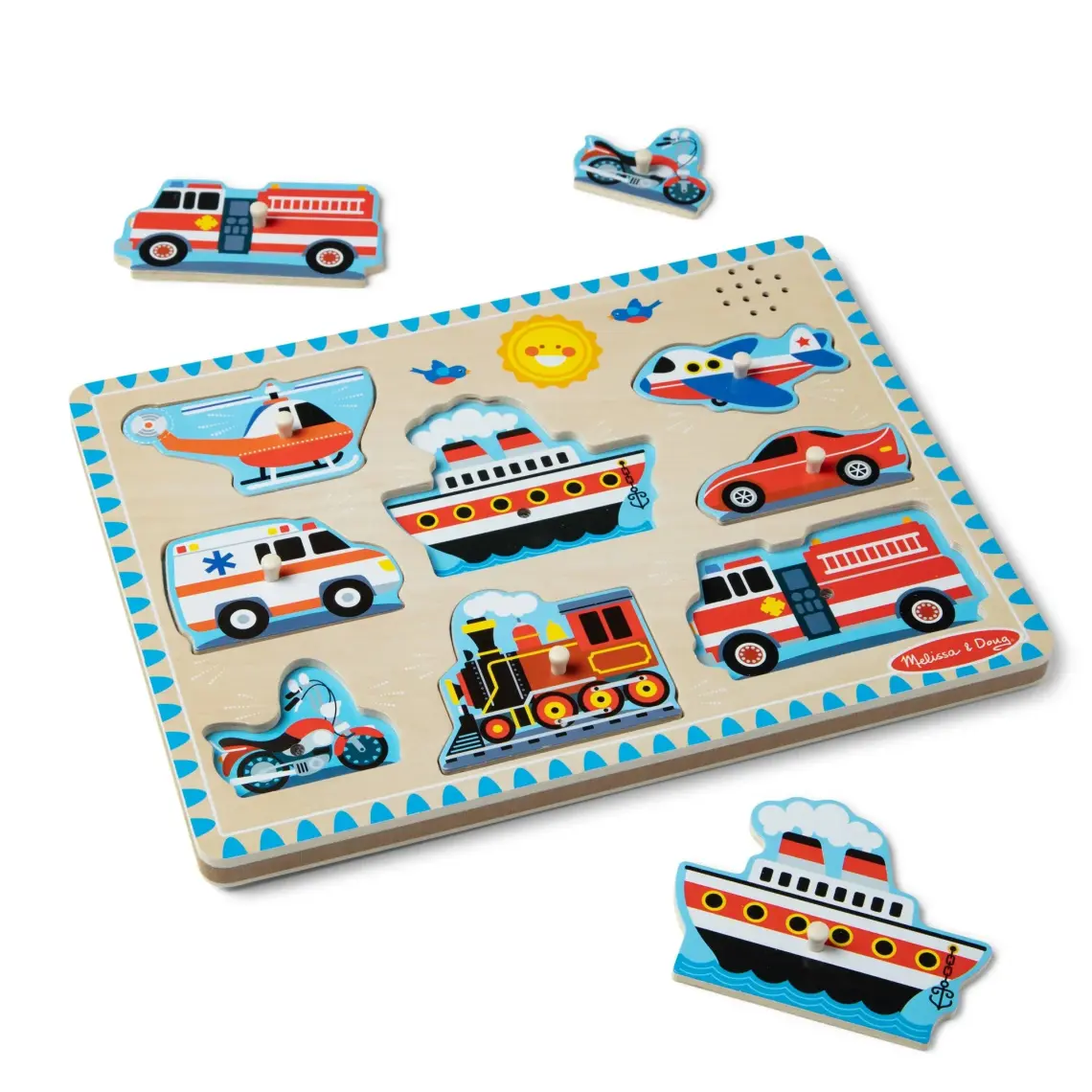 Melissa&Doug Araçlar Ahşap Sesli Yapboz
