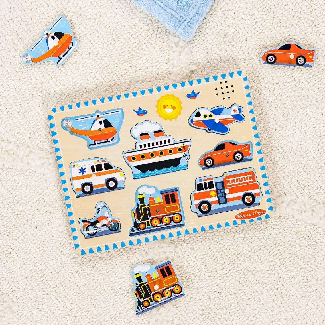 Melissa&Doug Araçlar Ahşap Sesli Yapboz