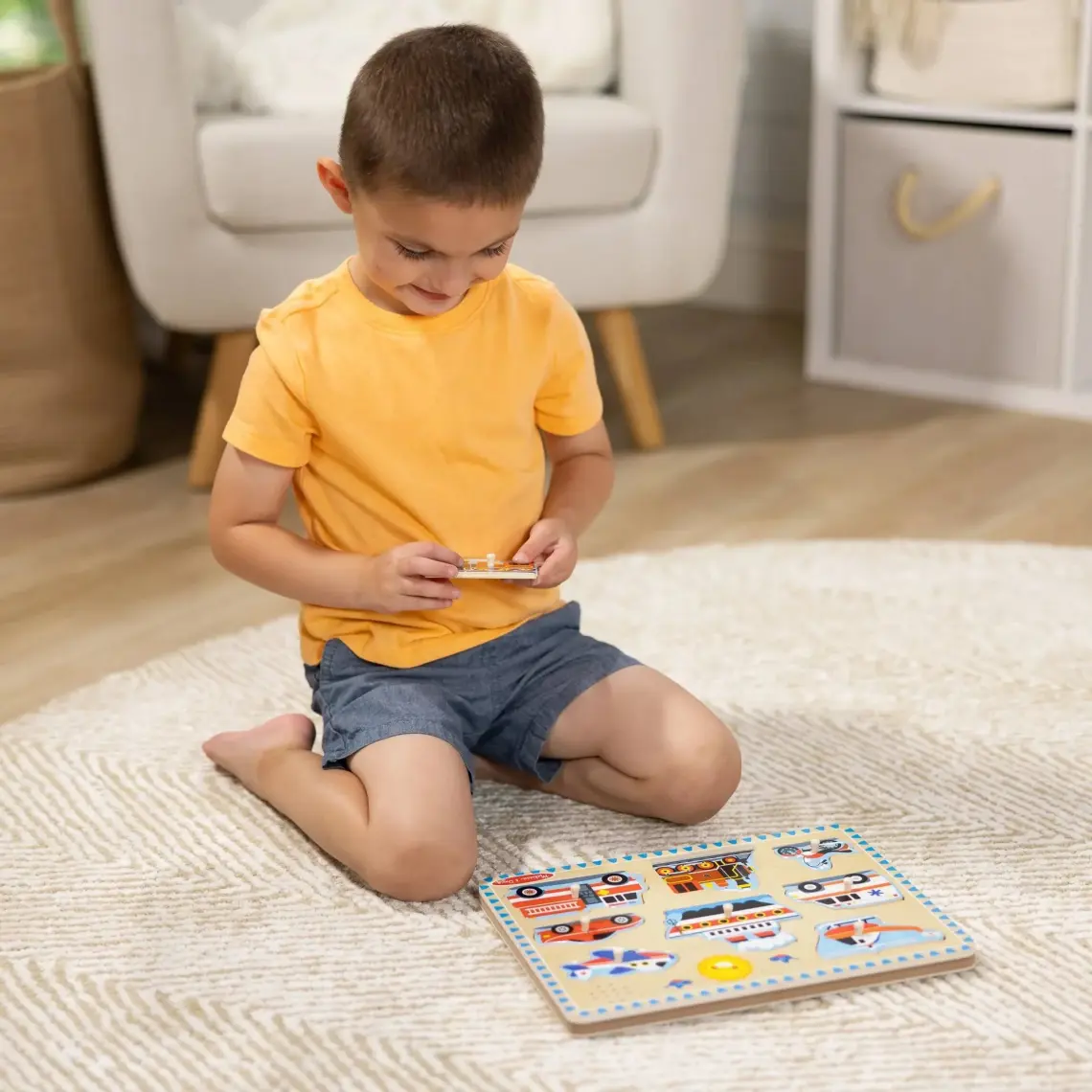 Melissa&Doug Araçlar Ahşap Sesli Yapboz