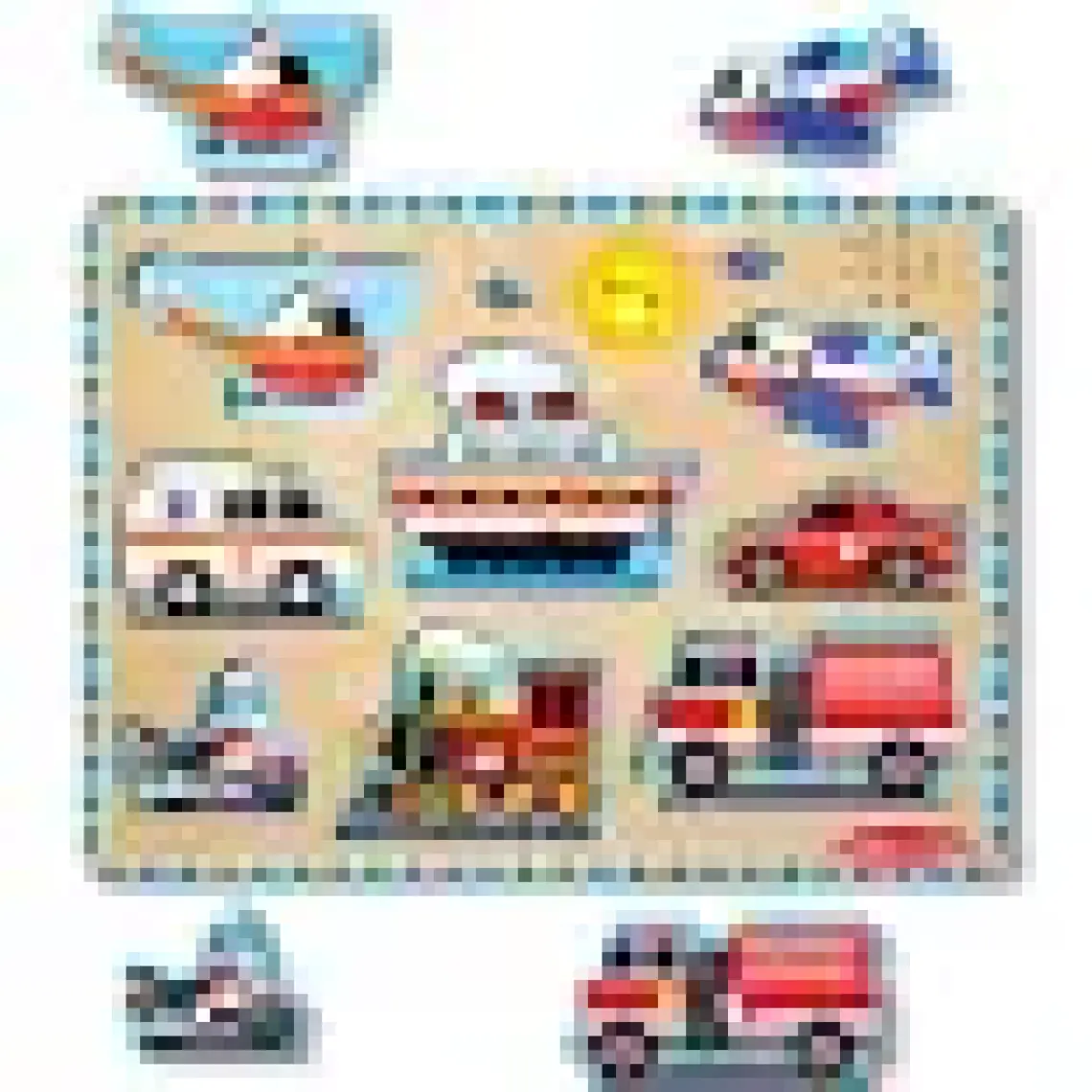 Melissa&Doug Araçlar Ahşap Sesli Yapboz