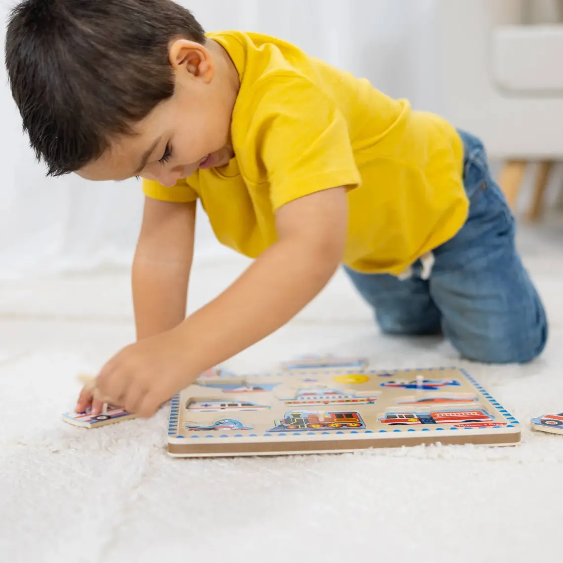 Melissa&Doug Araçlar Ahşap Sesli Yapboz