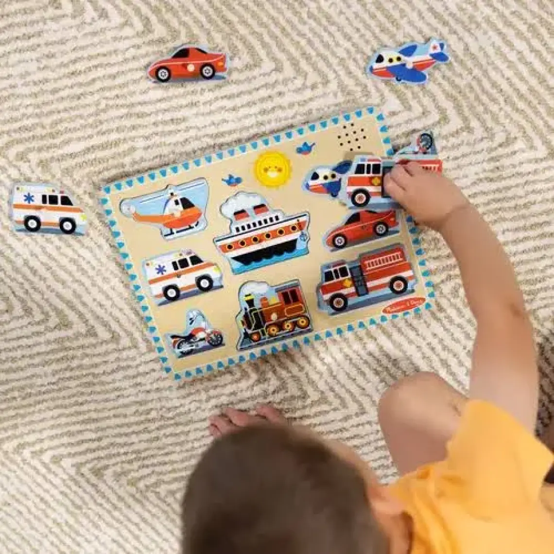 Melissa&Doug Araçlar Ahşap Sesli Yapboz