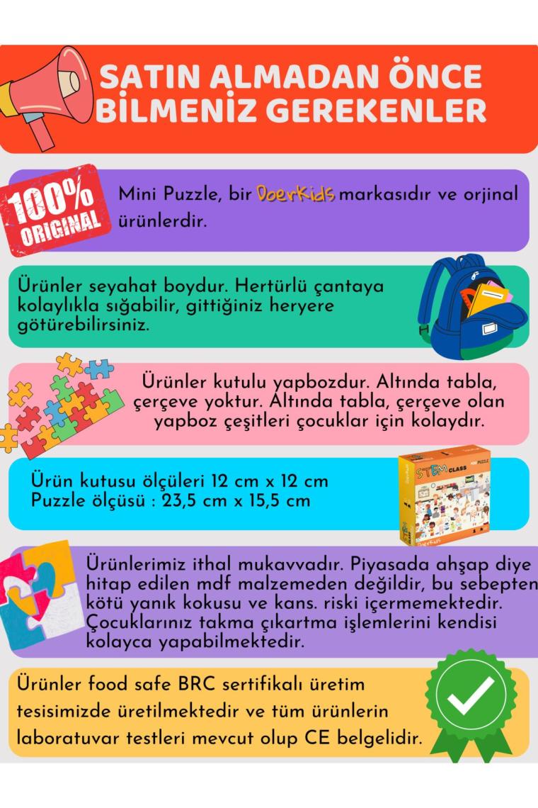 Çiftlik Sevimli Inek Mini Puzzle | 40 Parça | 4 Yaş