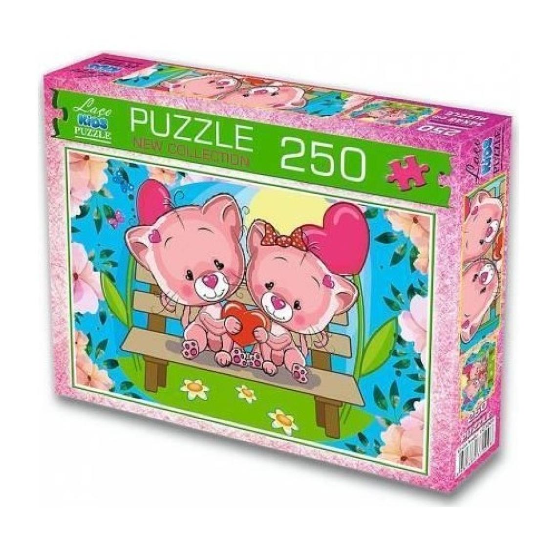Laço Kids Pembe Ayıcıklar Puzzle 250 Parça