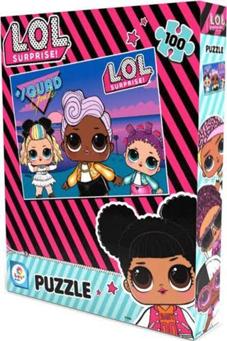 Laço Kids Lol Bebekler 100 Parça Puzzle