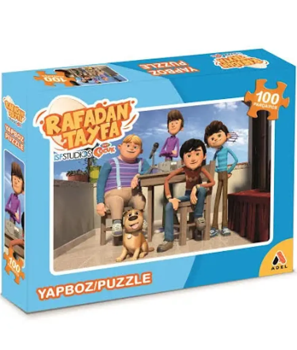 Adel Rafadan Tayfa 100 Parça Kutulu Puzzle Adel 478