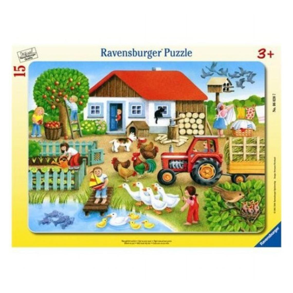 Ravensburger Was Gehort Wohın (15 Parça, Çerçeveli)