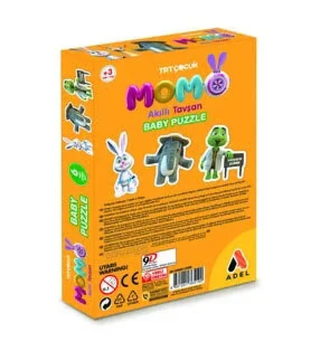 Adeland TRT Çocuk Tavşan Momo Baby Puzzle