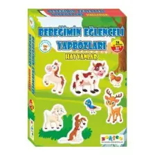 Zekice Baby Puzzle Bebeğimin Eğlenceli Yapbozları 24 Hayvan 55 Parça (Ekstra Parçalarla Sizlerle)