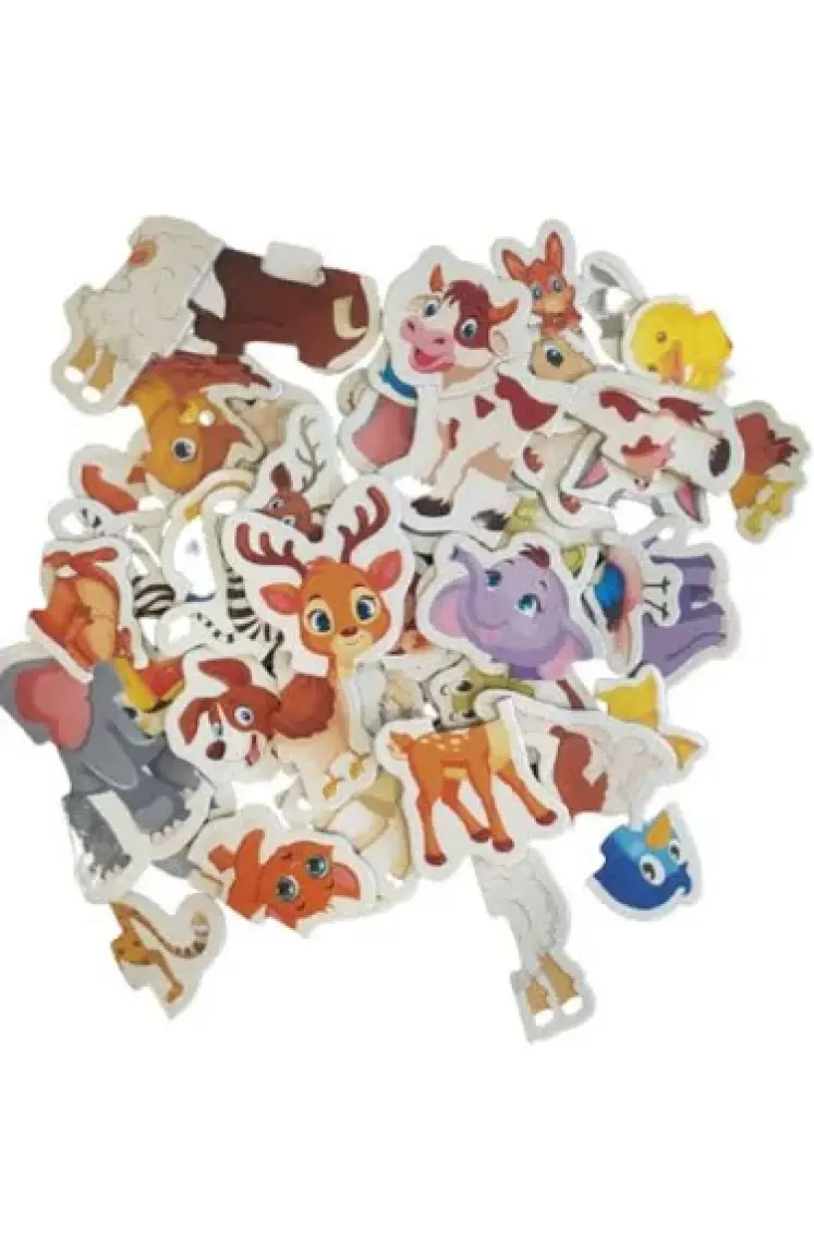 Zekice Baby Puzzle Bebeğimin Eğlenceli Yapbozları 24 Hayvan 55 Parça (Ekstra Parçalarla Sizlerle)